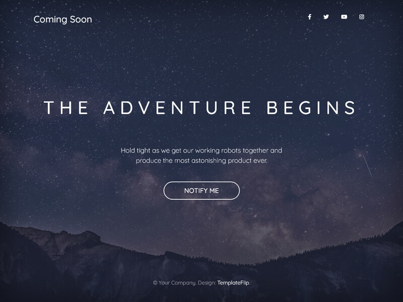 coming-soon-bootstrap-template